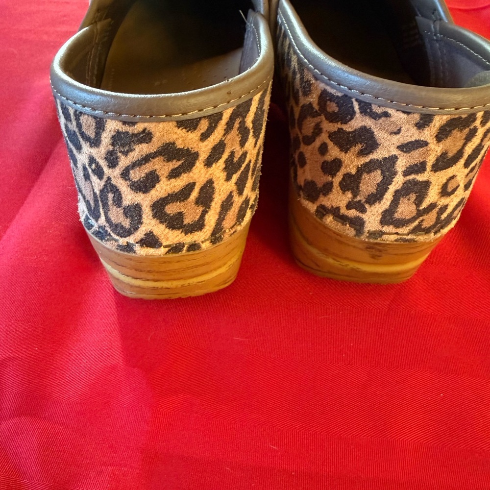 Dansko Leopard Print Clogs - image 3